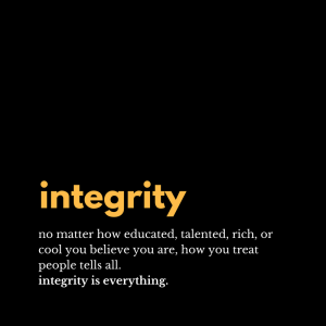 Integrity