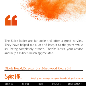 The Spice ladies are fantastic and offer a great service.  Nicole Heald, Director, Just Hardwood Floors Ltd